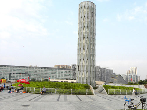 大连中心广场灯塔